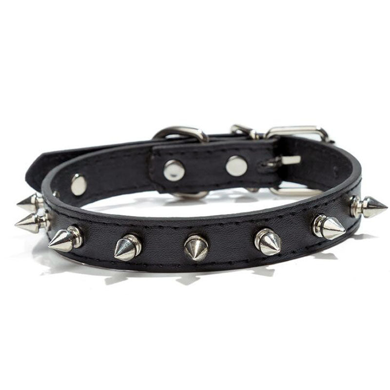 Multicolor PU Leather Dog Collar for Pets