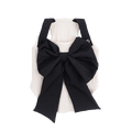 Black Silk Bow Tank Top for Pets