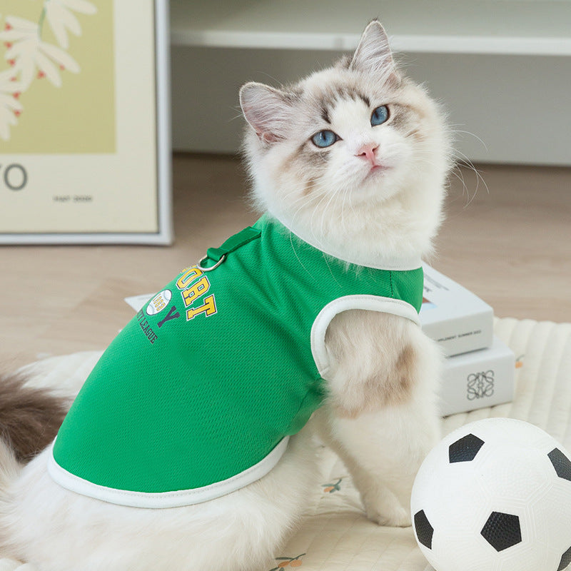 Breathable Sunscreen Mesh Vest for Pets